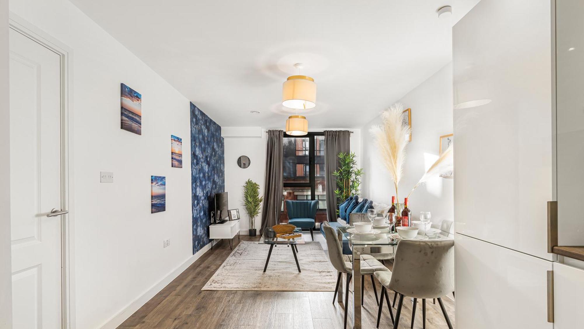 Apartamento Oceanic Bliss: 2 Bed 2 Bath + Free Park + Netflix Birmingam Exterior foto